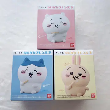 치이카와 (먼작귀) 프렌즈 3 치이카와 하치와레 토끼 피규어 밥 마스코트