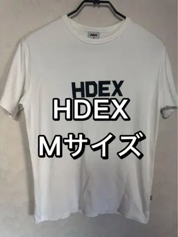 HDEX T셔츠 tee 화이트 M 사이즈 로고 새상품급 일본 미판매?