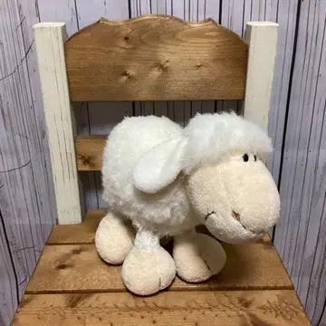 레어: NICI 양 봉제 인형 스탠딩 20cm