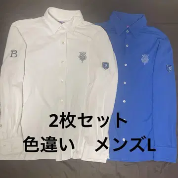 빔즈 골프 남성용 L 긴팔 셔츠 사슴 2개 세트