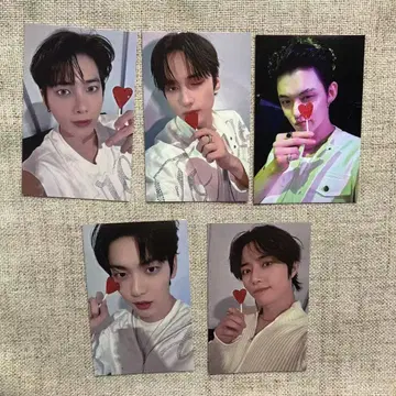 TXT Love Language 사전녹화 트레이딩 카드 5장 세트