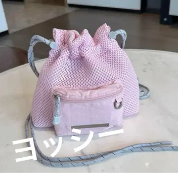 MATIN KIM 2WAY 메쉬 나일론 숄더백 핸드백