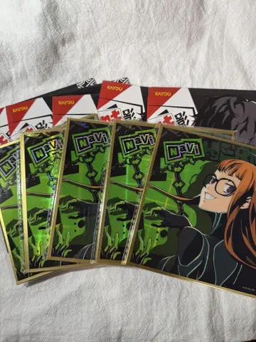 중국 한정판 페르소나 5 색지 사쿠라 후타바 색지 5매