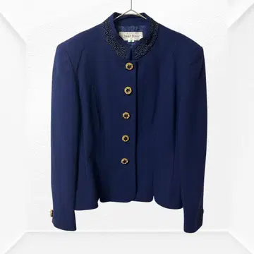 2259 Chalet Blanc 자켓 카라 자수 울 어깨 패드