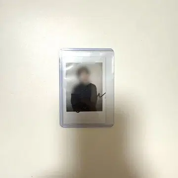 유그 원 친필 사인 폴라로이드