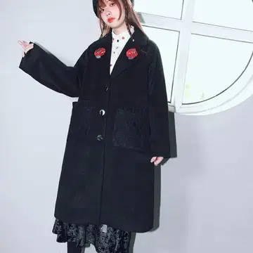 고괴사 코트 차이나풍