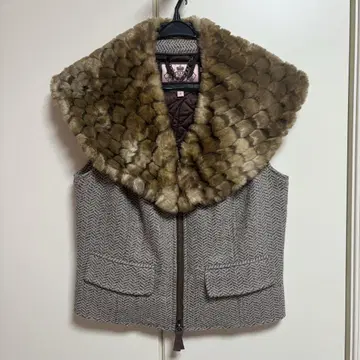juicy couture 퍼 베스트