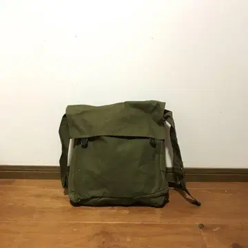 데드스탁 루마니아군 캔버스 브레드백 빈티지 밀리터리