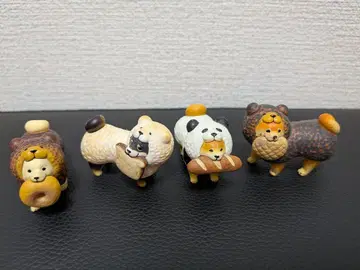 나무 조각 심부름 시바견 전 4종 세트