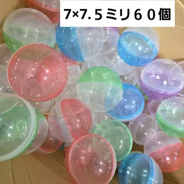 가챠가챠 빈 캡슐 7 x 7.5mm 60개