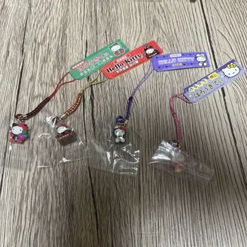 지역 한정 키티 기후 한정 히다지 한정 헬로키티 스트랩 4개 세트