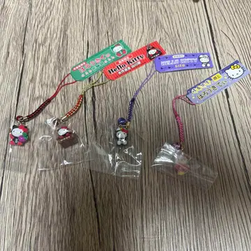 지역 한정 키티 기후 한정 히다지 한정 헬로키티 스트랩 4개 세트