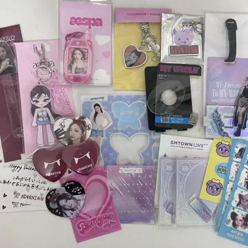 aespa 닝닝 굿즈 md 세트