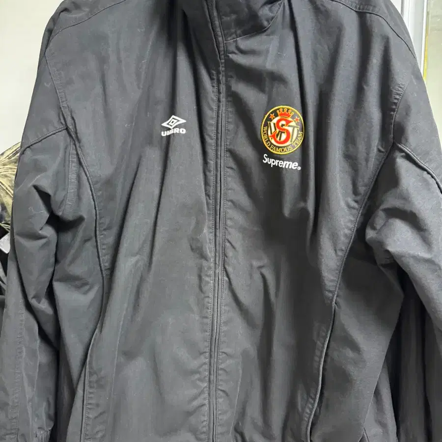 Supreme x Umbro Cotton Ripstop Track Jacket Black M 23FW | Bunjang