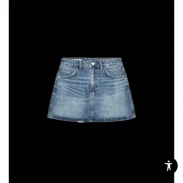 ZARA TRF 데님 미니 스커트