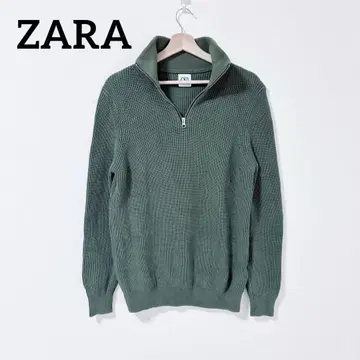 [새상품급] ZARA 자라 집업 하이넥 스웨터 M