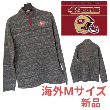샌프란시스코 49ers m 하프 지퍼 맨투맨