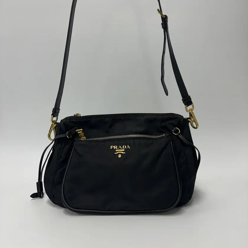 PRADA 프라다 Prada Tessuto Nylon Messenger Bag Black #프라다