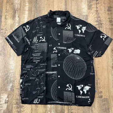 Liberaiders 오픈 카라 셔츠