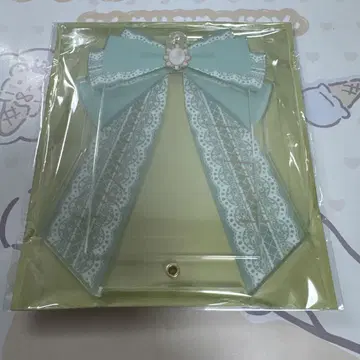 후쿠야 포토 카드 아크릴 프레임 리본 텐진 한정판 그린
