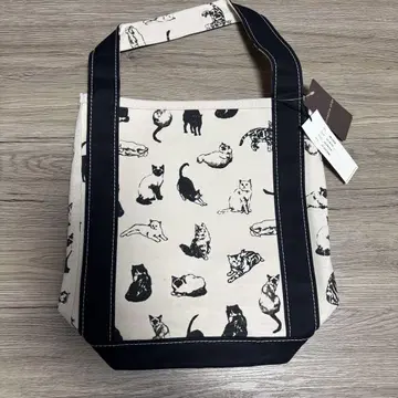 템베아 TEMBEA yamyam 고양이 무늬 토트백