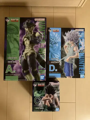 HUNTER x HUNTER 제일복권 피규어 세트 A상 C상 D상