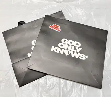 GOD ONLY KNOWS 스티커 쇼핑백 v.a. 이와타 타카노리