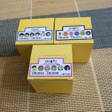 OMORI전 오 트레이딩 캔뱃지 컴플리트 BOX 3종 세트