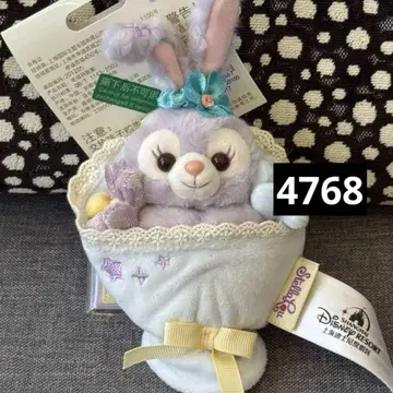 상하이 디즈니 미니 꽃밭 스텔라 루 봉제 인형 키체인
