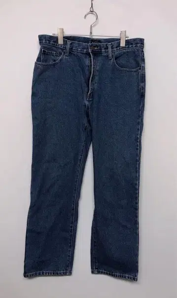WASHED DENIM 빈티지풍 구제 의류 스트레이트 데님 청바지