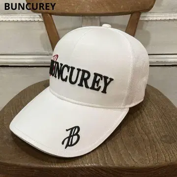 미사용 BUNCUREY 뱅클레이 메쉬 캡 프리 화이트 골프