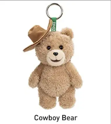 POPMART Ted2 테디 베어 액션 봉제 인형 펜던트