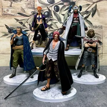 원피스 피규어 빨간 머리 해적단 배기 마르코 정상 전쟁 세트 재도색