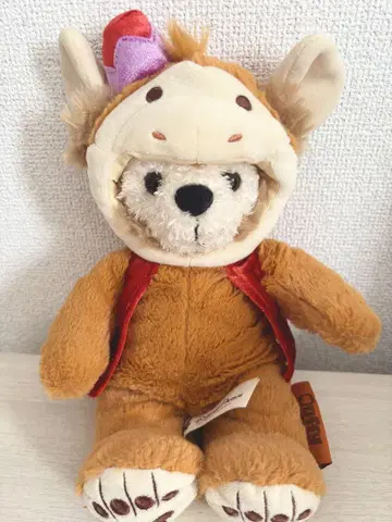 상하이 디즈니 더피 십이지신 원숭이 봉제 인형 아부 알라딘 SS
