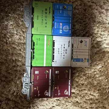 다이소 세리아 브릭 컨테이너 화물차 세트
