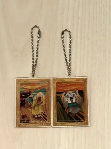 뭉크전 포켓몬 모쿠로 코닥 키링