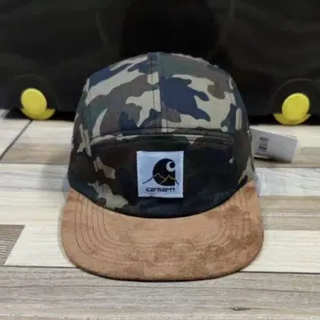 Carhartt 카모플라쥬 스웨이드 캡