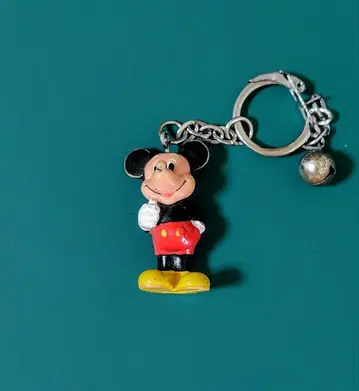 디즈니 Disney 미키 키링 스트랩 레트로 레어