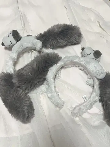 스누피 머리띠 2개 세트