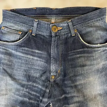 Lee COWBOY 센터 리벳 대전 모델 데님 신치 벨트 32