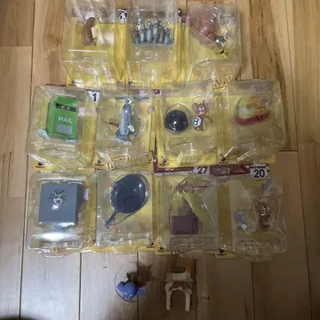 톰과 제리 1번 복권 피규어 모음 생선