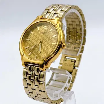 SEIKO 세이코 골드 손목시계 남성용 V701-2880