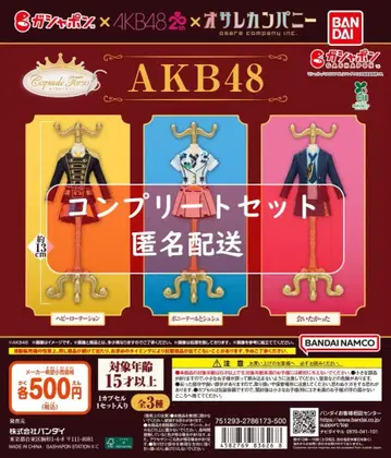 Capsule 토르소 마네킹 AKB48 전 3종 세트