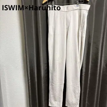 ISWIM x Haruhito 스웨트 팬츠 베이지