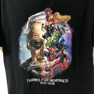 [ MARVEL ] 스탠리 1922-2018 추모 T셔츠