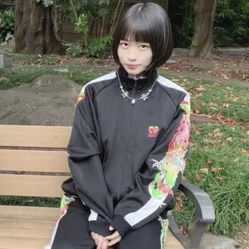 doublet 카오스 자수 트랙 자켓