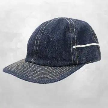 미사용품 빅 존 Big John 6P 데님 캡 F
