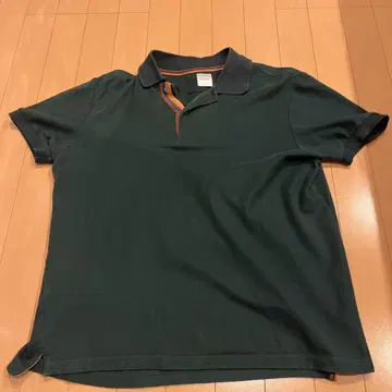 다크 그린 피케 셔츠 M 사이즈