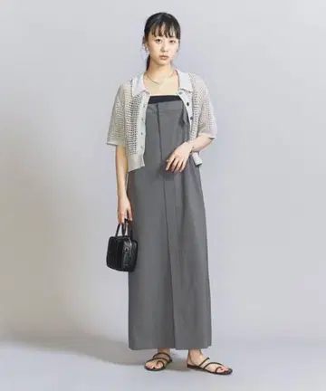 벨트 스트랩 원피스 뷰티 앤 유스