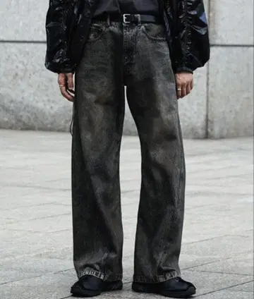 WYM LIDNM VINTAGE WASHED CURVED DENIM